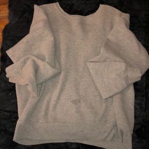 Large jerzees women’s gray sweater